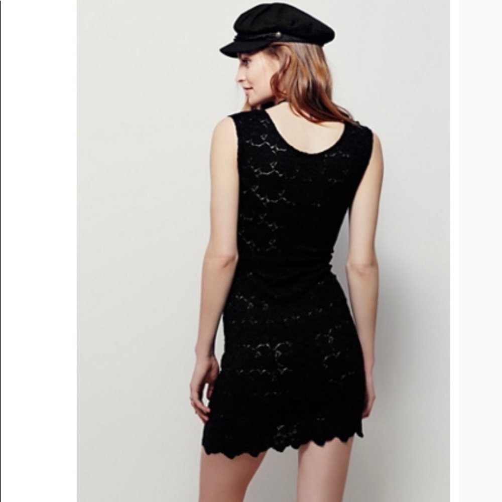 Free people stretch lace bodycon dress